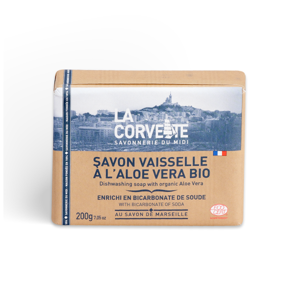 Savon vaisselle enrichi en bicarbonate & aloe vera bio - 1