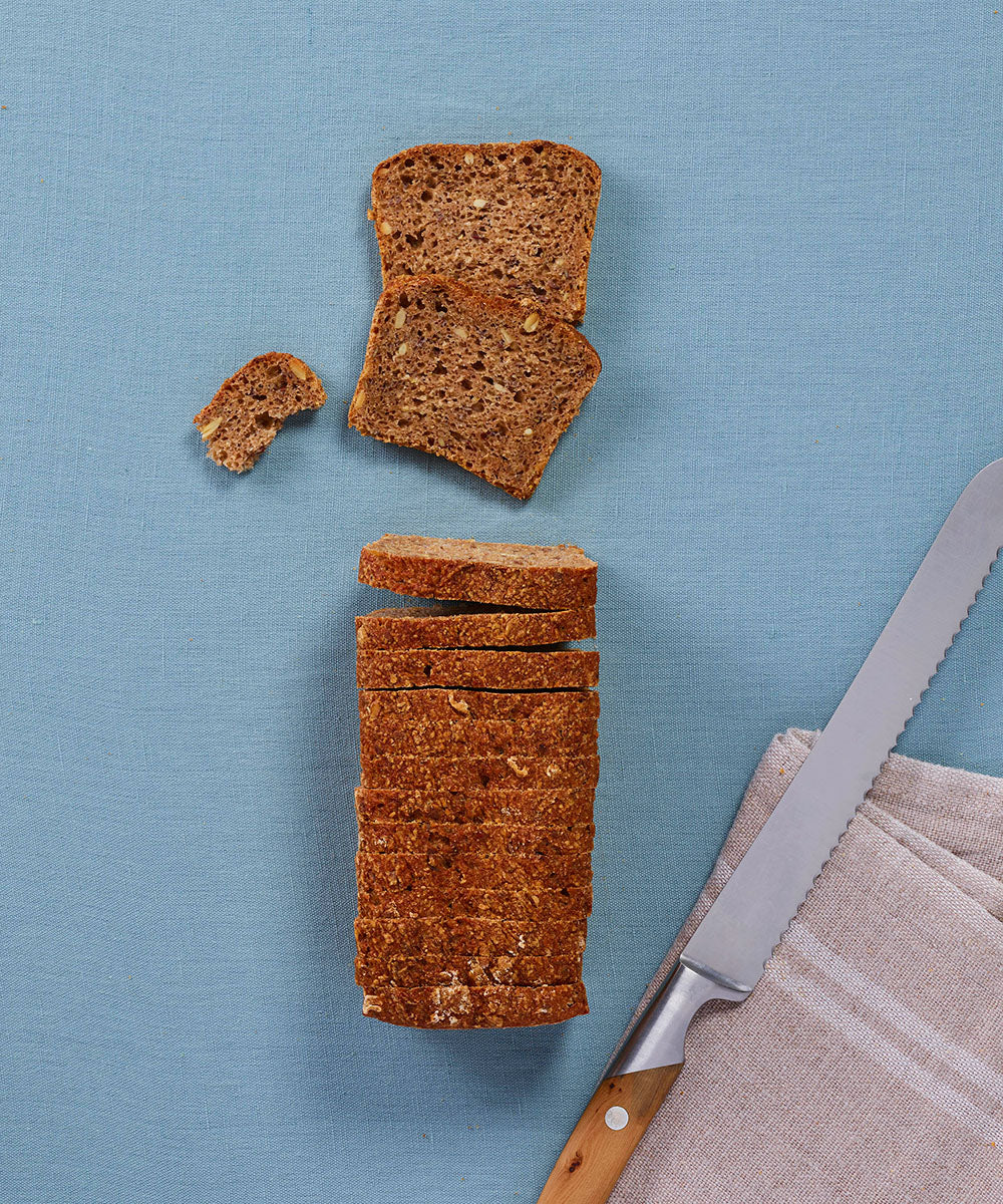 Pain longue conservation  intégral montignac bio tranché aux graines de lin et tournesol - 2