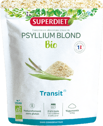 Psyllium blond bio (transit naturel, bien-être digestif) - 1