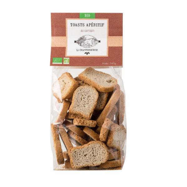 La Chanteracoise -- Toasts bio au sarrasin - 140 g